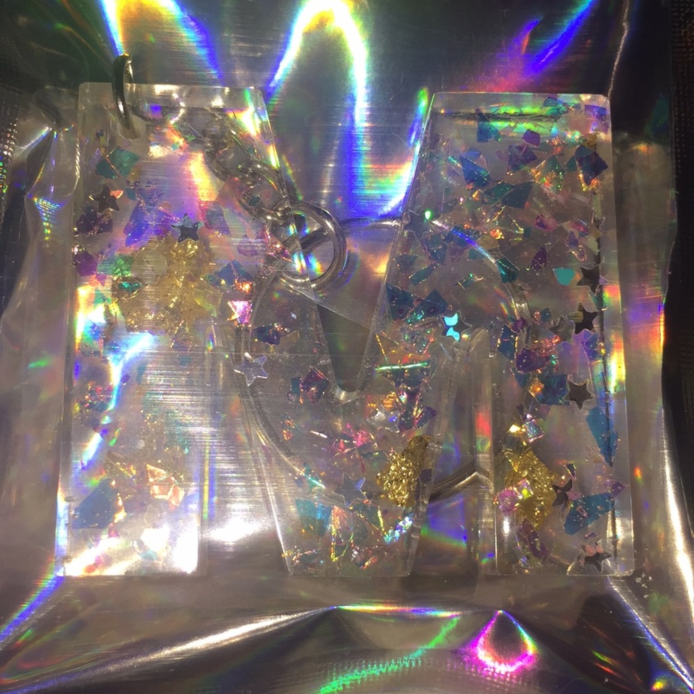 M keychain